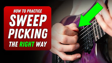 Sweep Picking Chord Progression Warmup (Epic Backing Tracks)