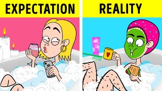 FUNNIEST AWKWARD STORIES AND FAILS || Relatable Daily Situations for everybody by 123 GO! Animated