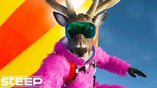 STEEP: EXPLORING THE MOUNTAIN!! - Steep Wingsuit, Skying & Snowboarding - Steep Multiplayer Gameplay