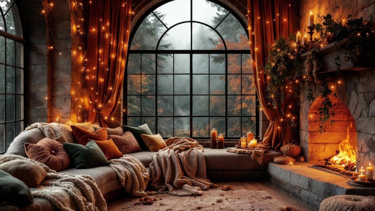 Cedar & Cinnamon Rain | Embrace the Warmth & Relax with Rain Melodies