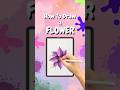 How To Draw a Flower