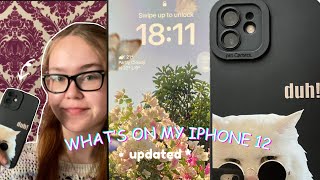 WHAT’S ON MY IPHONE 12 | * updated *