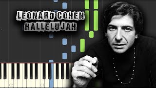 Leonard Cohen - Hallelujah - [Piano Tutorial] (Synthesia) (Download MIDI   PDF Scores)