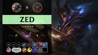 Zed Jungle vs Graves - NA Master Patch 14.9