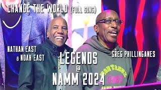 NAMM 2024 | Nathan East & Noah East with Greg Phillinganes | 'Change the World' (full song)