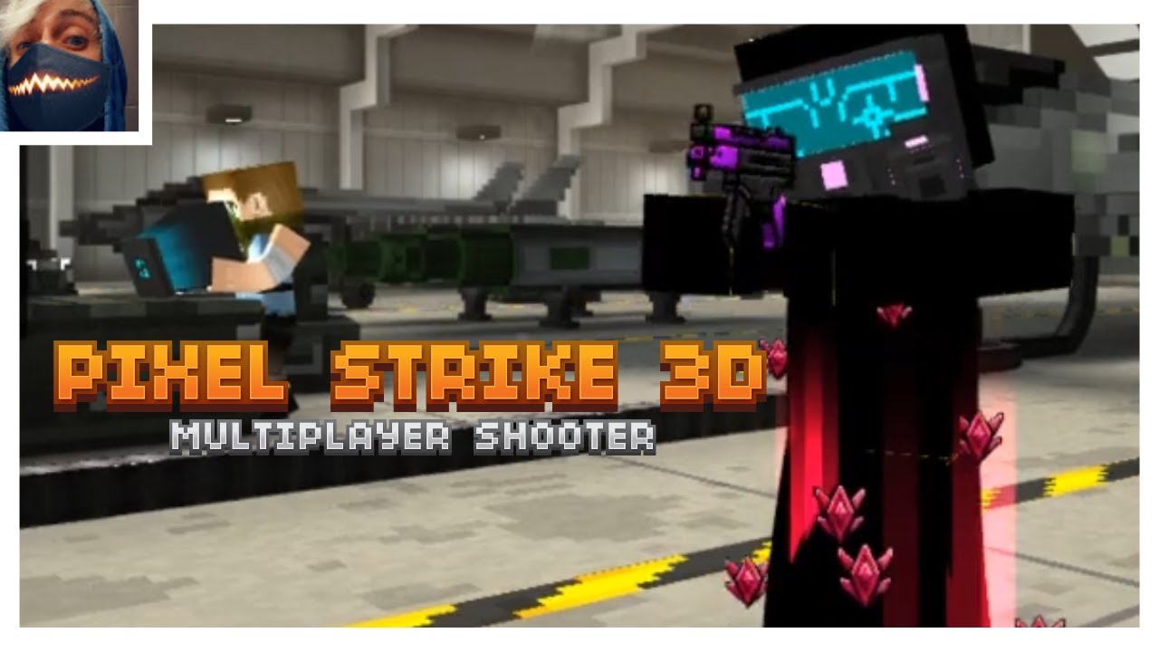 MINECRAFT + CS:GO?? -- Pixel Strike 3D - YouTube