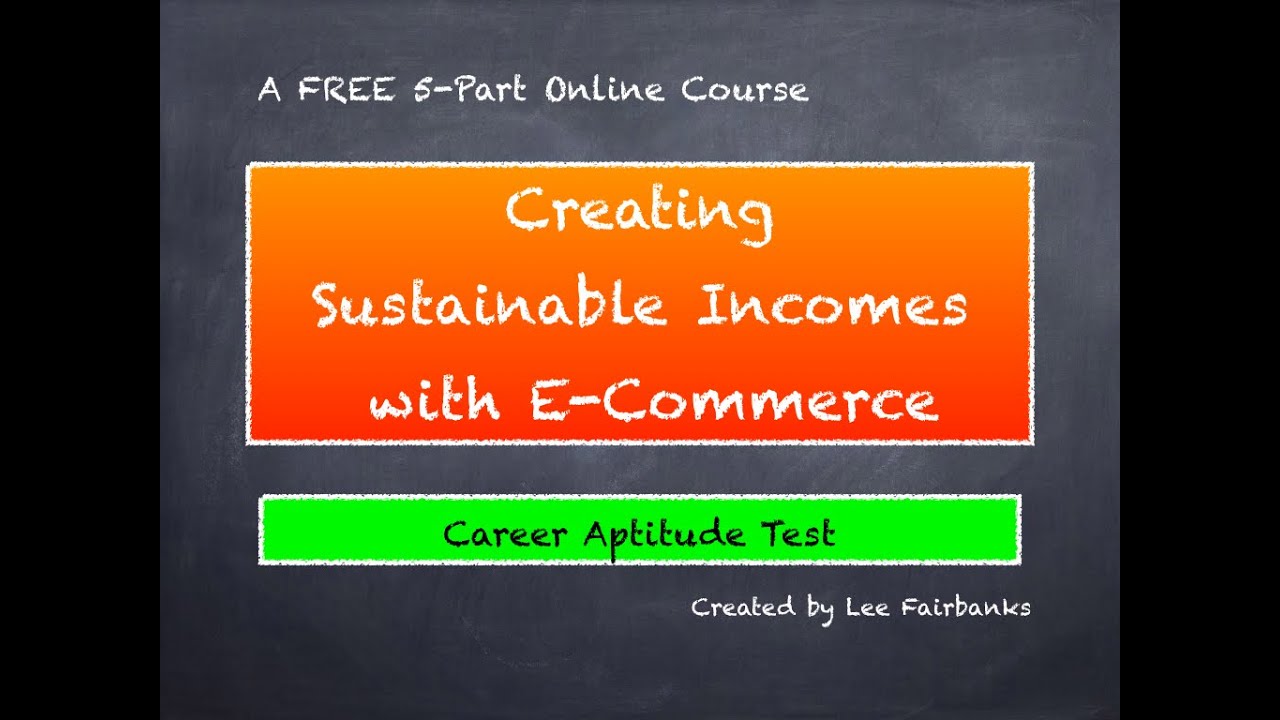 creating-sustainable-incomes-career-aptitude-test-youtube