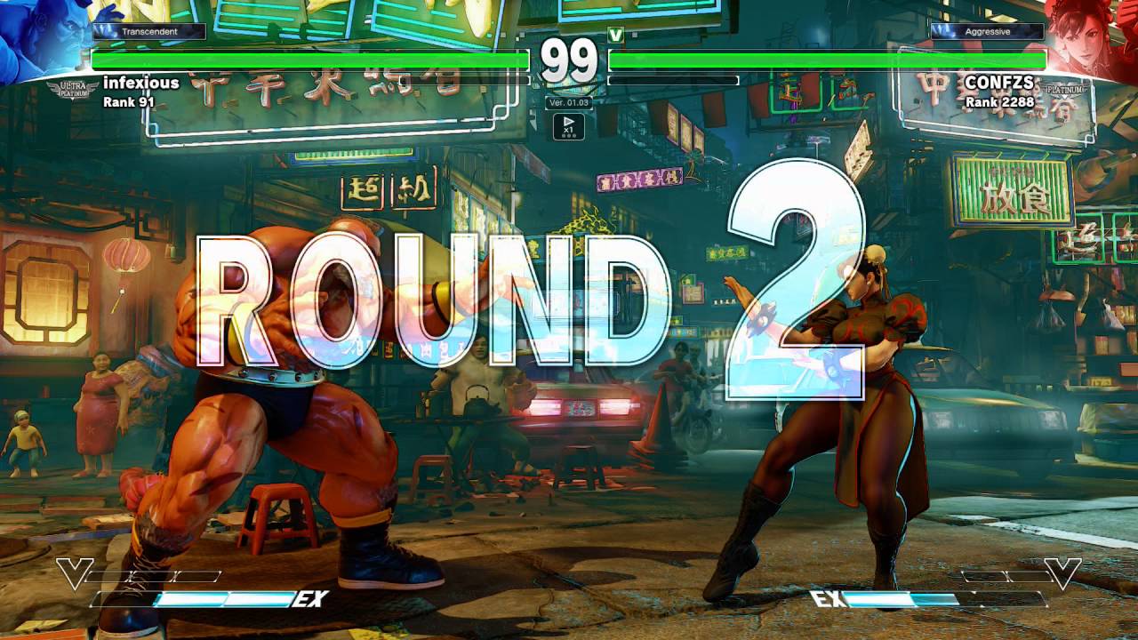 SFV~ Zangief (infexious) vs. Chun-li (CONFZS) HD
