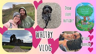 Whitby vlog - Draw Stuff Outside - and getting married 😍💕✨ #vlog #whitby #art