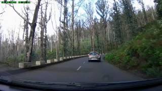 Madeira:driving up to Pico de Arieiro part 1.