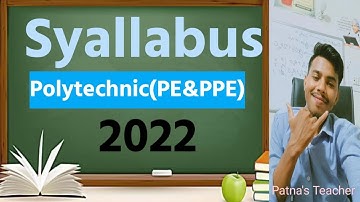 POLYTECHNIC PE& PPE )SYALLBUS 2022 || bihar polytechnic 2022 ||UP POLYTECHNIC||OTHER STATE.....