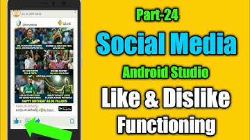 MyMemes-Social media application in android studio | Like functioning