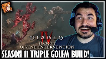NEW TRIPLE GOLEM BUILD FOR S11! - Diablo 4