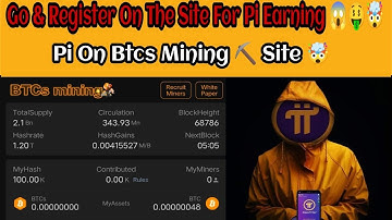 Finally Good News 🤯 | Pi Coin listed on Btcs Mining Site 🥳😱 | Register & Enjoy Withdraw🔥|1 Pi = $78🤑