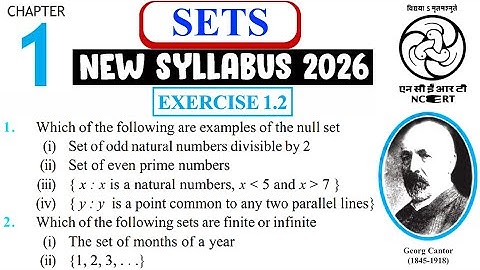 Introduction | Full Exercise 1.2 | Chapter 1 Sets | Class 11 Maths | New Syllabus @MannKiGanit