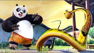 Po vs. los Cinco Furiosos | Kung Fu Panda | Clip en Español  4K