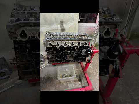 Mercedes M104 Build Pt.6 Cylinder Head Install. #enginebuild #mercedesbenz #m104 #m104turbo #190e