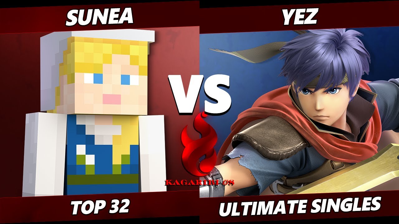 Kagaribi 8 Top 32 - Sunea (Steve) Vs. Yez (Ike) SSBU Ultimate Tournament