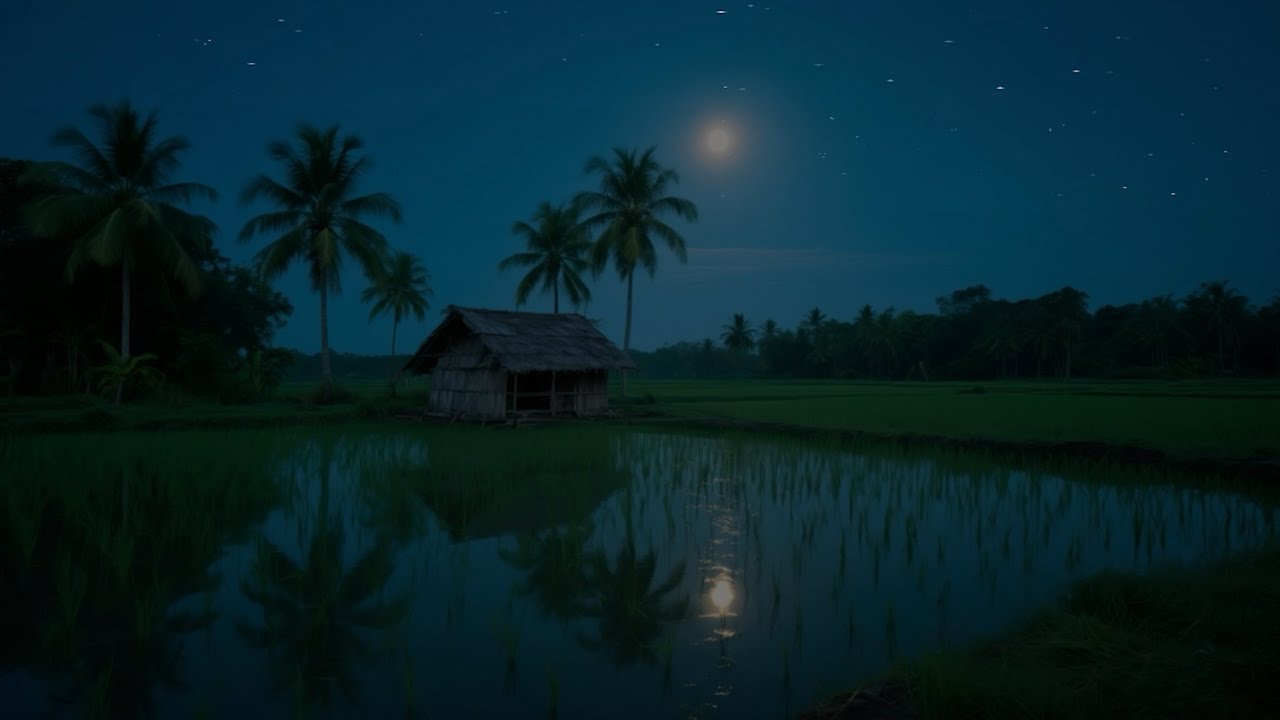 The Best ASMR Sounds of Crickets and Frogs with Piano for Perfect Relaxation