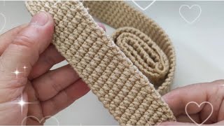 Bag Handle Crochetçanta Sapi Yapimi