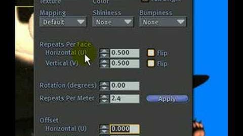 Texture align in Second Life
