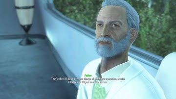 Fallout 4 - Mankind Redefined: Father Dialogue "New Job" Sole Survivor Now Leader at Institute PS4
