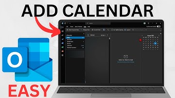How to Add Calendar to the Side in Outlook