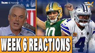 Week 6 REACTIONS: Cowboys, Bears, Rams, Packers, Jalen Hurts | Colin Cowherd: THE HERD NFL