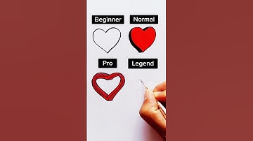 Level of Hearts ! ❤️🔥 #art #drawing #love #fyp