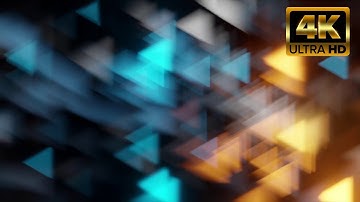 Triangle Lens Bokeh Background – 1HR LOOP 4K 60FPS