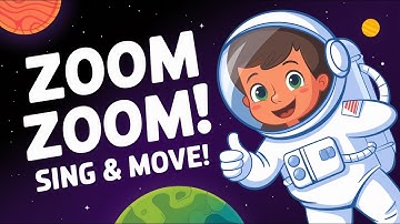 Kids Songs, Animations | Astronaut Song with Movements | Fun & Interactive Space Adventure for Kids
