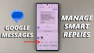 How To Enable / Disable Smart Replies On Google Messages screenshot 3