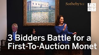 Bidding Battle Drives Monet’s Venice Vision to a Record