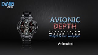 Avionic Depth HD Watch Face, Widget & Live Wallpaper screenshot 5