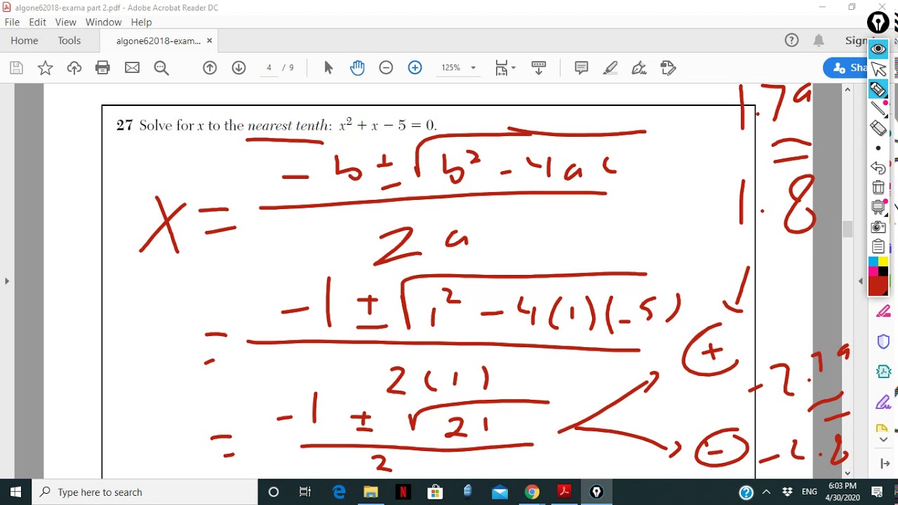 algebra-1-regent-june-2018-part-2-youtube