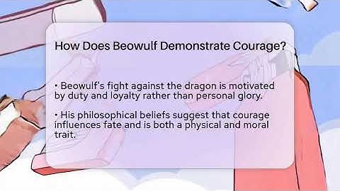 How Does Beowulf Demonstrate Courage? - The Prose Path