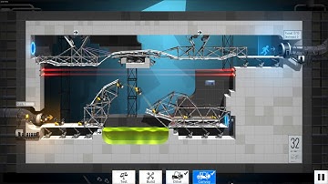 Bridge Constructor Portal Level 32