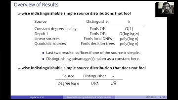Bounded indistinguishability for simple sources