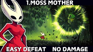 1. Hollowknight silksong boss fight: Moss mother no damage no second phase, how to easy defeat boss