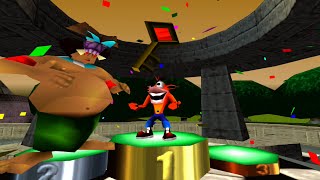 Crash Team Racing (PSX) HD: Boss 2 - Papu Papu (1080p True-HD)
