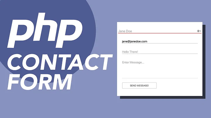 Working Contact Form in PHP with Validation & Email Sending