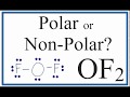 Polarity and Molecular Geometry of Oxygen Difluoride