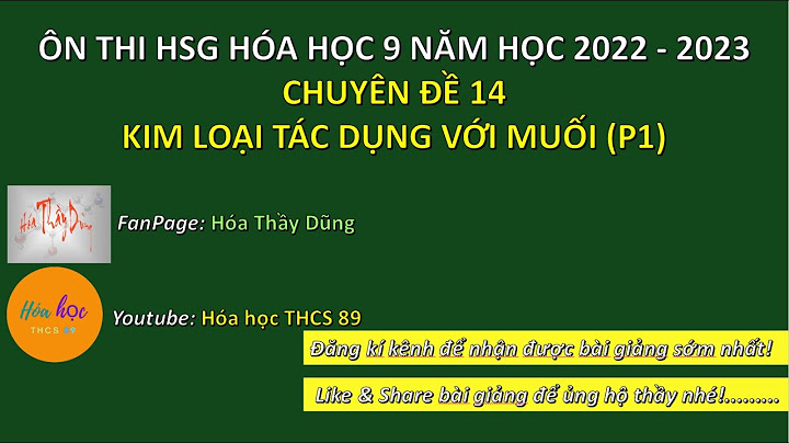 Công thức hóa học tạo nên muối bangtan