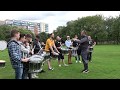 Worlds 2018 - St Laurence O'Toole Pipe Band Drum Corps at the Green