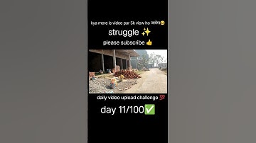 100 Days Daily Challenge | Uploading Videos Every Day | Motivation & Consistency Journey