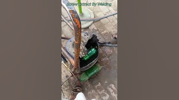 How to extract broken screws with welding| stick welder|#screwextractor#weldinggain#welding#weldtech