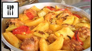 Куриные ножки с картошкой в духовке. Рецепт от турецкой бабушки/Patatesli tavuk butlari firinda Куриные ножки с картошкой в духовке. Рецепт от турецкой бабушки/Patatesli tavuk butlari firinda