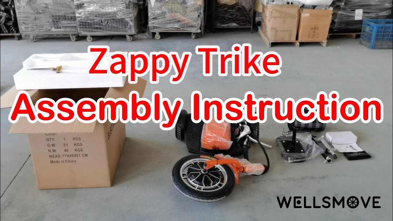 zappy trike assembly instruction - YouTube
