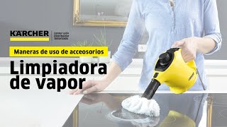 Maneras de uso de accesorios en limpiadora de Vapor SC1 Kärcher EQA León | Limpieza en casa