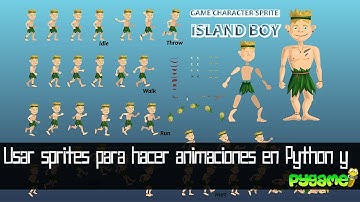 CÓMO USAR SPRITES para HACER ANIMACIONES ► PYTHON [ pygame ] ✅